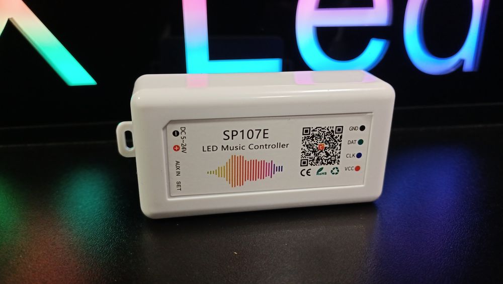 Kontroler SP107e Muzyczny Equalizer led ws2812b programowalny  iXLed