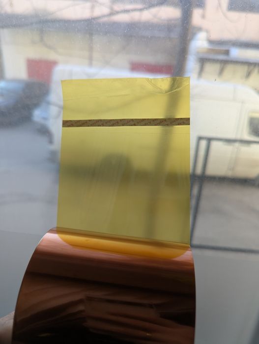 Каптоновий скотч Kapton 15 25 35 40 100 мм термостійкий для пайки, 3D друку, електроніки 280°C 33м