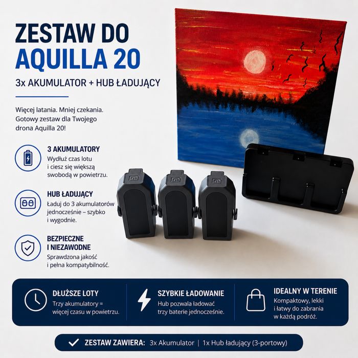 Beta FPV Aquilla 20  3xakumulatory + hub ladujacy