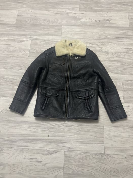 Мужская дубленка пилот