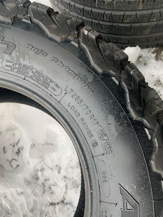 Шини 285/70 R17 BFGoodrich 7мм, всесезон, 2019р
