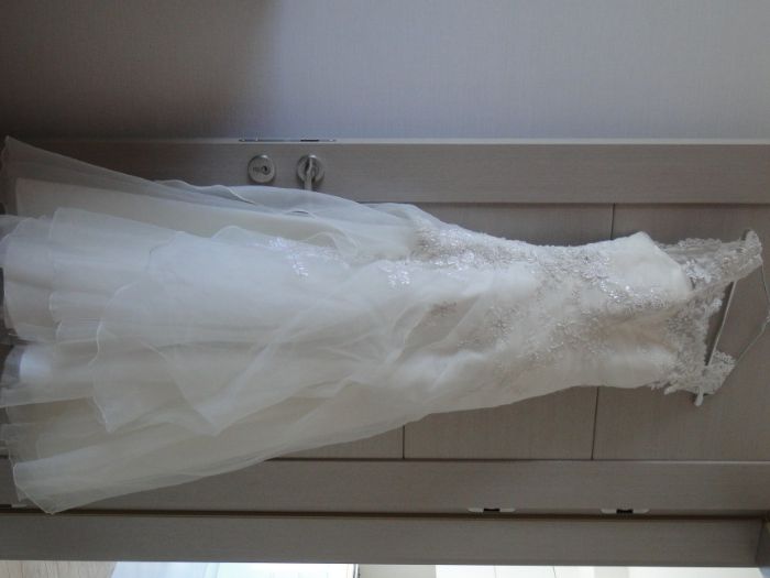 Suknia ślubna z organzy