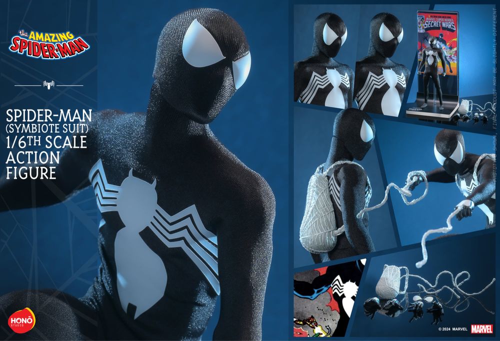 Фигурка 1/6 SPIDER-MAN SYMBIOTE SUIT Hono STUDIO HS 04 hot toys