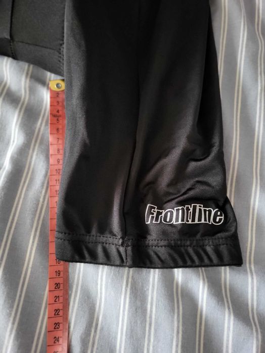 Czarny strój kolarski XL Frontline