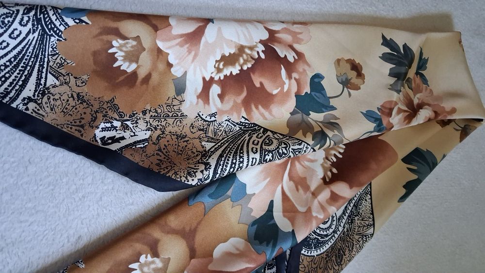 Apaszka jedwab Jammers & Leufgen/ Vintage