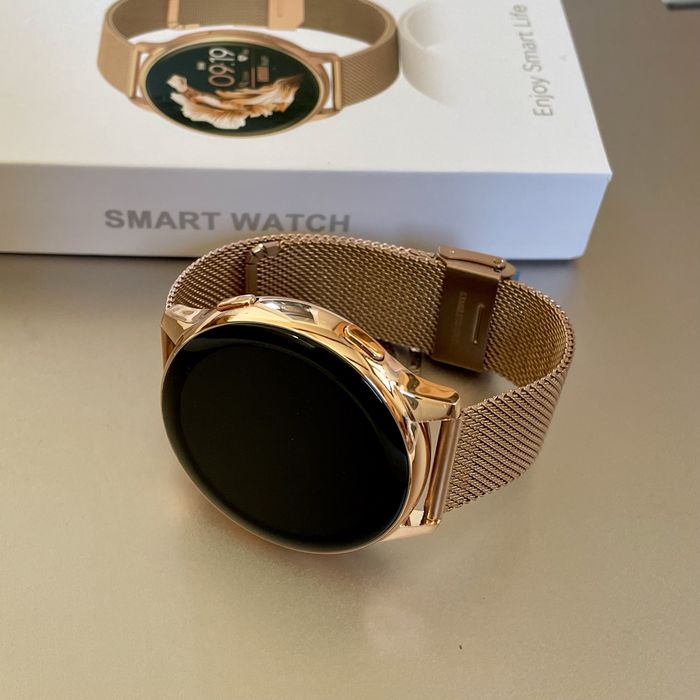 Nowy złoty SmartWatch Funkcja Dzwonienia Bransoleta + Pasek Gratis