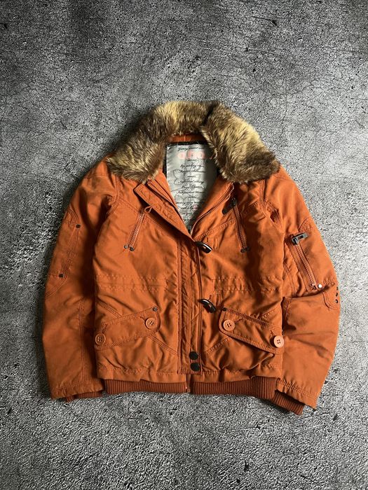 Vintage O.N.O Faur Fux Affliction Bomber Jacket