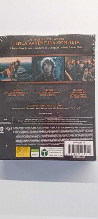 Hobbit blu ray/ wersja rozszerzona zremasterowana/ Lektor pl/ napisy pl/