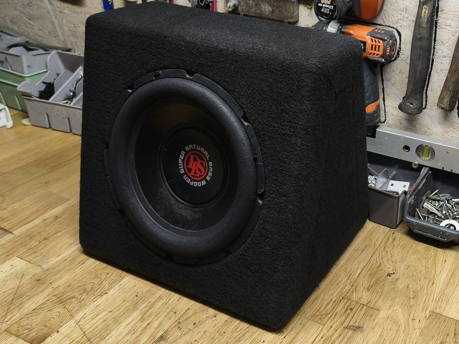 Skrzynia Basowa DLS KW10 oldschool 200w rms 4ohm 25cm 10" hi end close