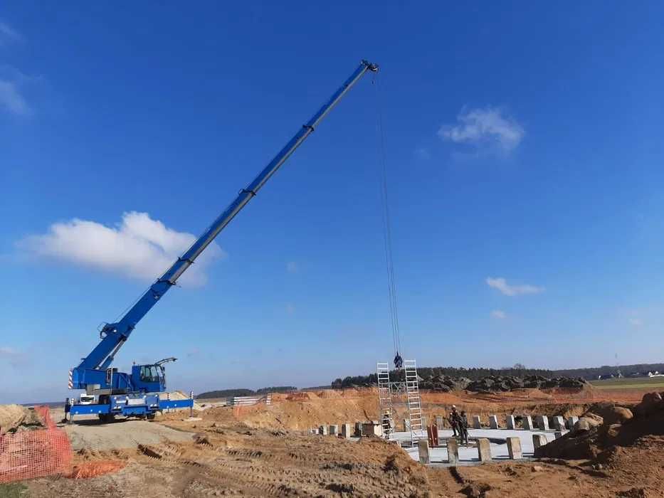 Usługi dźwigowe, dźwig, żuraw, 40t, 70t
