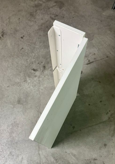 Mesa rebatível para parede, branco, 74x60 cm