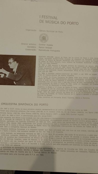 Programa Autografado Gunther Arglebe e outros