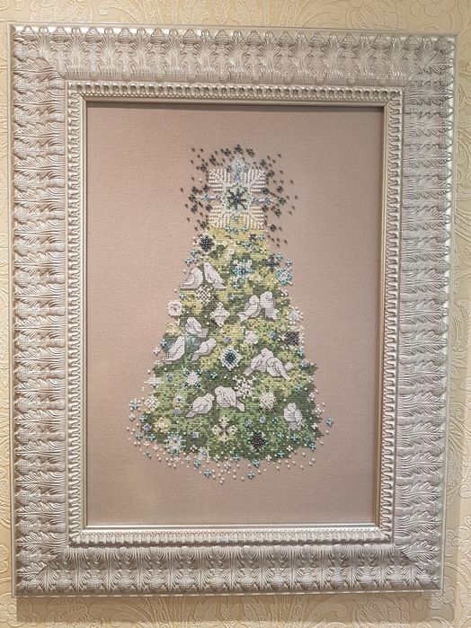 Картина вишита "Ялинка"