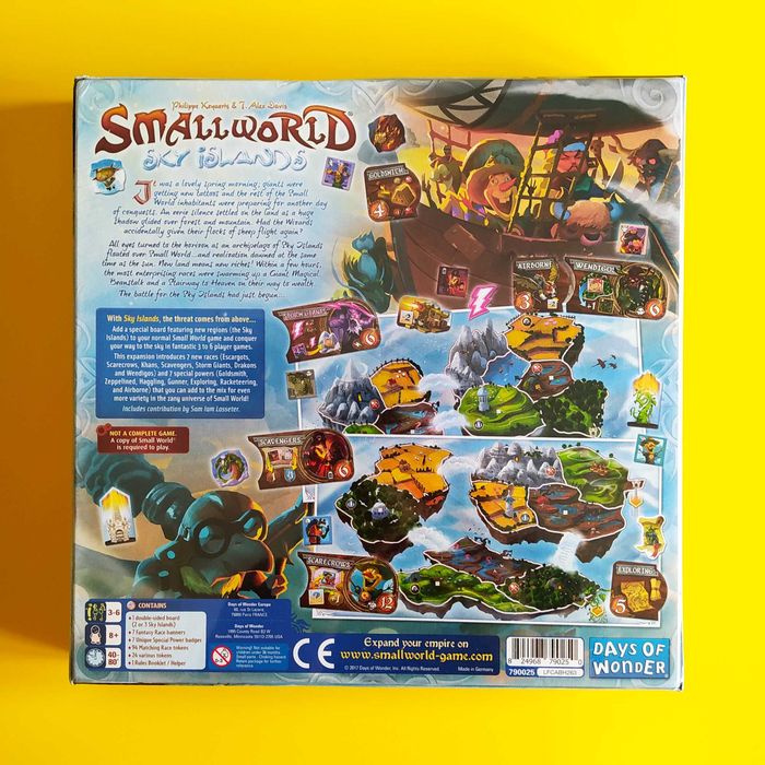 Jogo Tabuleiro Small World Sky Islands - Expansão