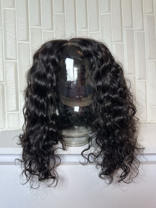 Перука з натуральго волосся парик натуральние волосы кудри