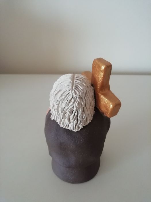 Figurado S. João em Barro - Artesanato da Alemanha