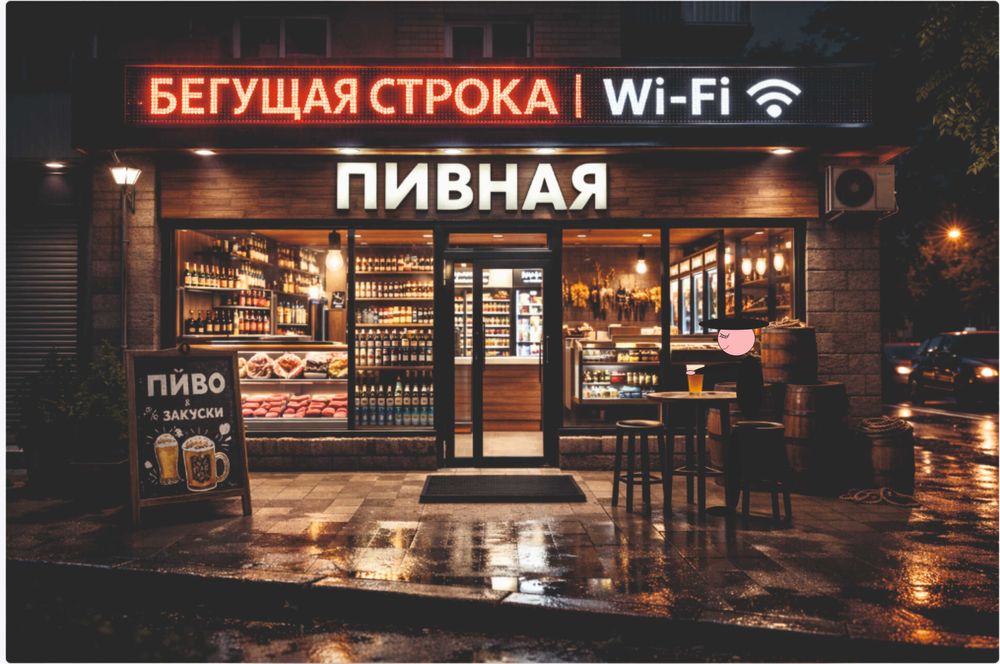 Бегущая строка | LED экран | Wi-Fi управление | Управление с телефона