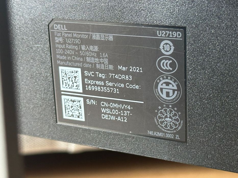 Monitor DELL U2719D447381326476748801
