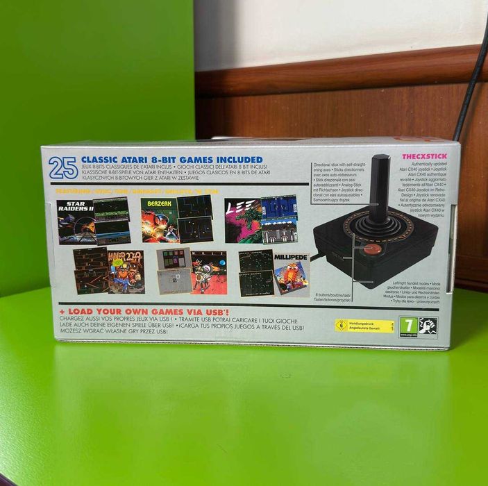 Консоль Atari The 400 Mini 800 XL XE 5200 128MB + 25 ігор Нова Запакована Сучасні емулятори асортимент