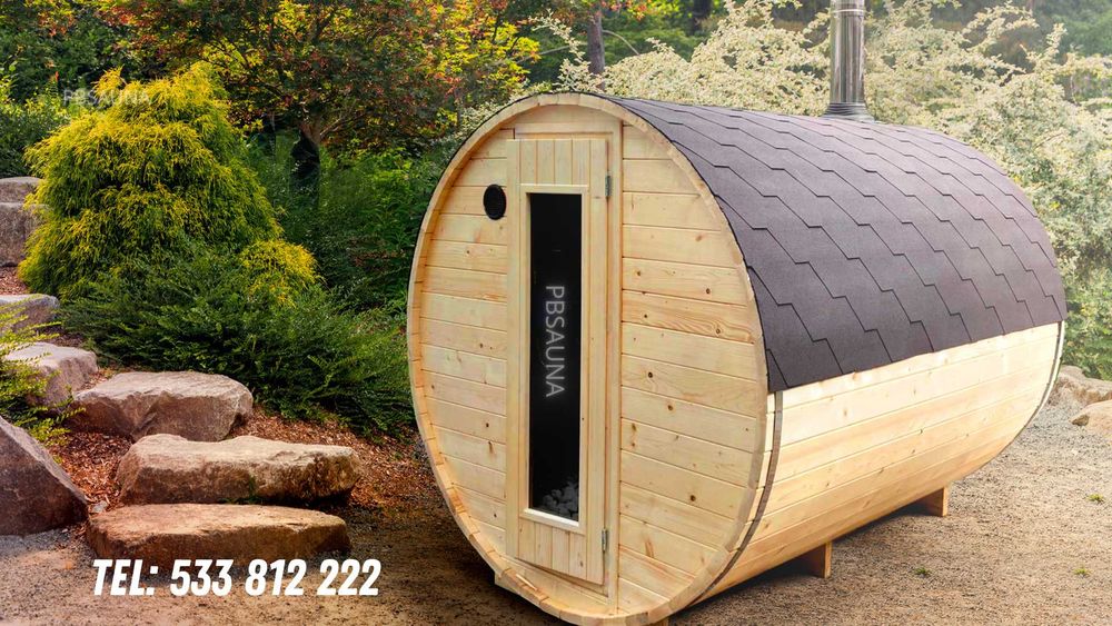 Sauna Ogrodowa 3,5x2 BECZKA