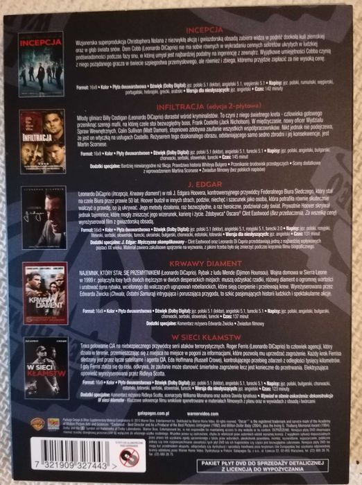 Wielki Leonardo DiCaprio 5dvd