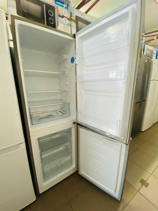 Lodówka Amica KOLOR INOX/ Low Frost w Zamrażarce / 144 cm wysokości