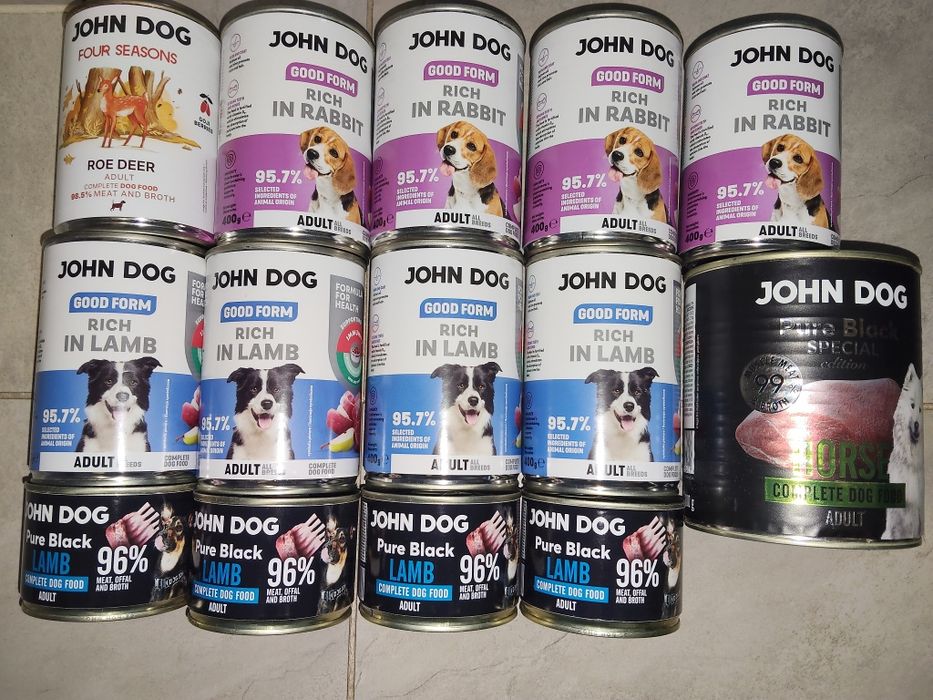 Karma mokra dla psa John Dog