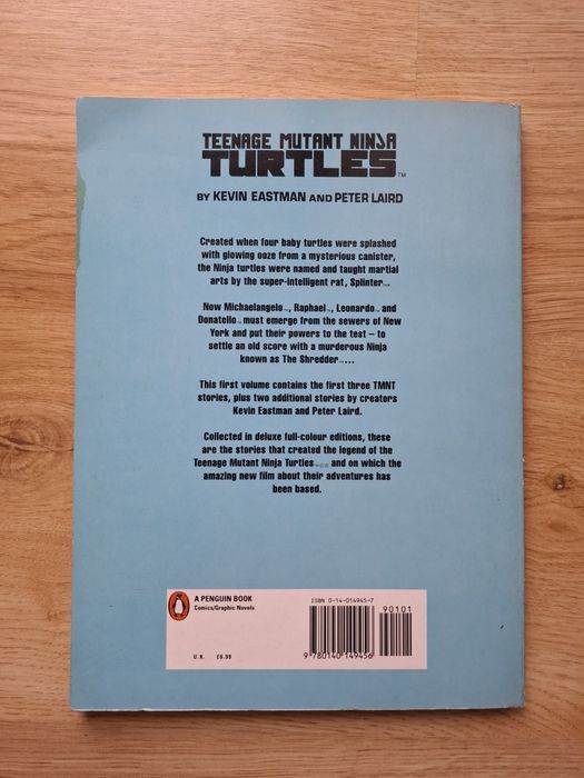 Livro BD Original Teenage Mutant Ninja Turtles