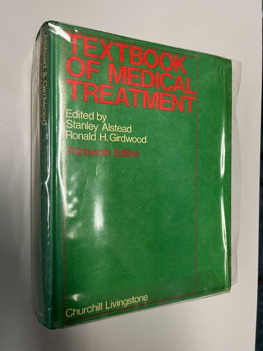 Textbook of Medical Treatment - 13th edition - novo e encadernado