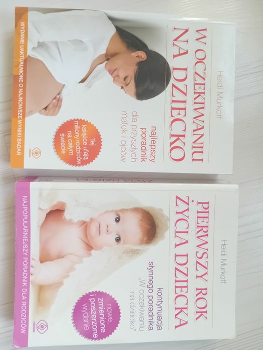 KSIAZKI HEIDI MURKOFF w oczekiwaniu na dziecko i pierwszy rok życia dziecka