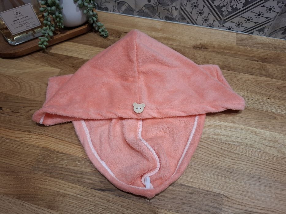 Turban ręcznik na głowę, włosy