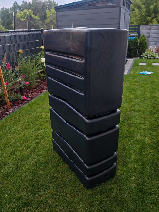 Zbiornik na deszczówkę Prosperplast Aqua tower 350l IDTC350 (antracyt)