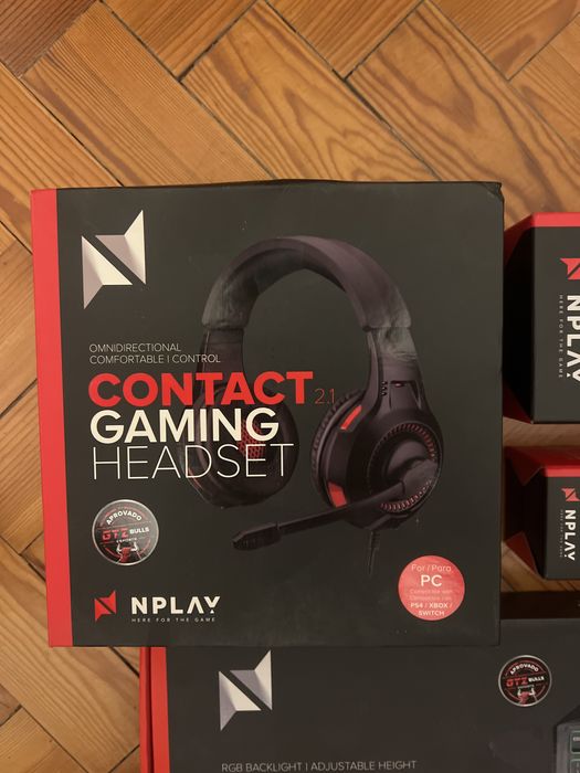 Kit Gaming - Keyboard + Headset + 2 mousepads