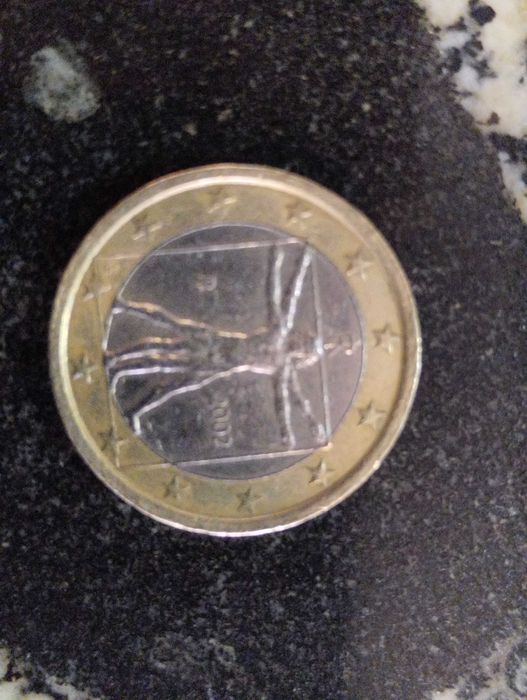 Moeda rara italiana de 1€