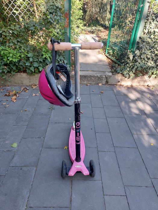 Hulajnoga macro maxi rozowa kickboard