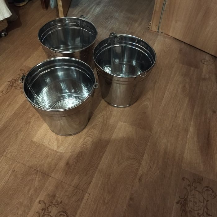 Відра із нержавійки