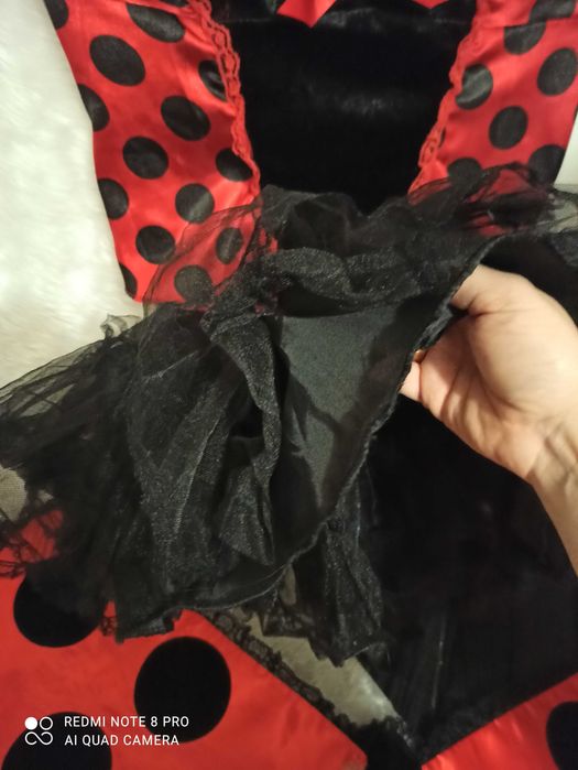 Эротический сексуальный костюм наряд божьей коровки размер С