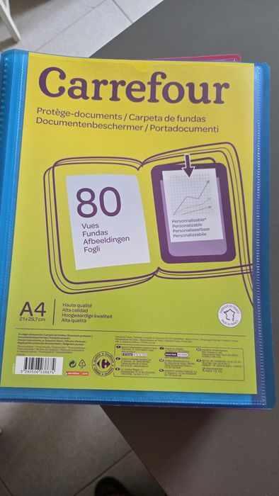 Capas plásticas de micas e dossiers