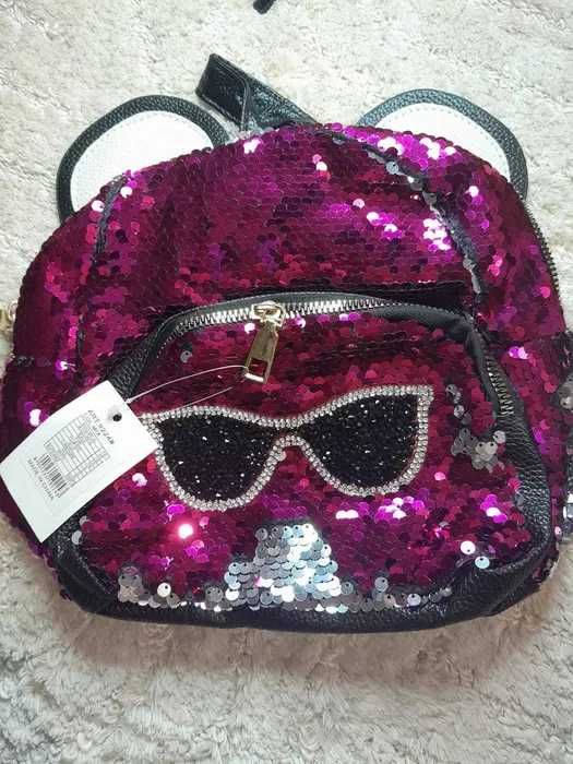 Nowy cekinowy plecak modny Wyprzedaż !! Wysyłka w 24h