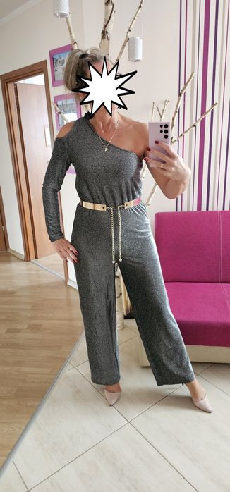 Kombinezon brokatowy Nowy bez metki  Rozmiar 40-42