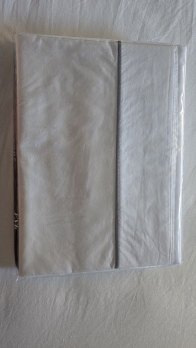 Lençóis algodão brancos para cama solteiro 90x190