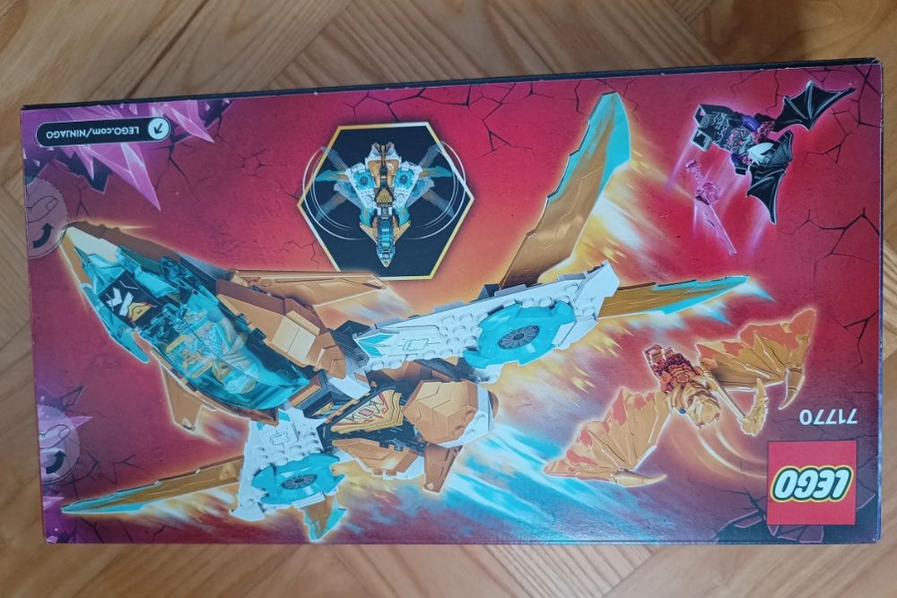 LEGO 71770 Zane's Golden Dragon Jet z serii Ninjago