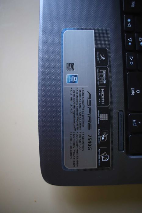 ноутбук Acer Aspire 7540G