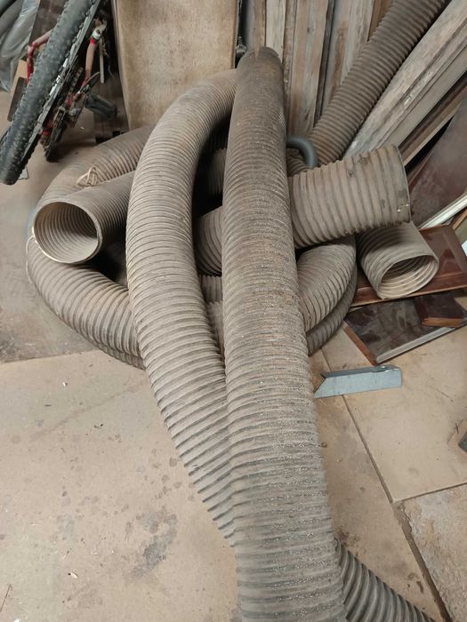 Ciclone para aspiração 5HP com tubagem e acessórios