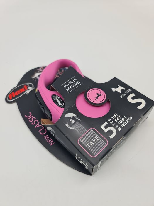 Trela extensível para cães, 5 metros - novo