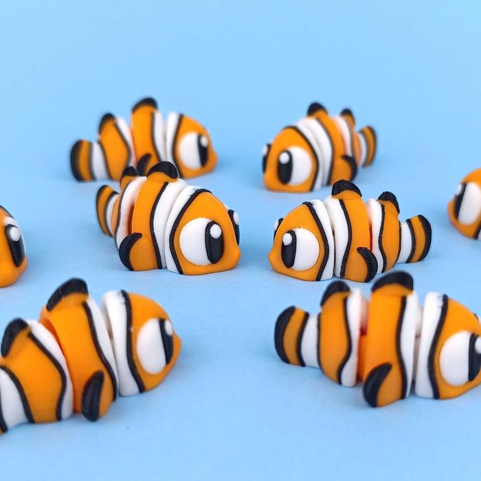 Conjunto de Peixinhos Articulados com Aquário