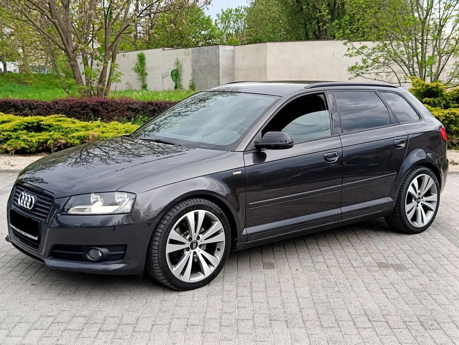 Audi A3 Sportback 2.0 TDI 170KM, S-LINE, Serwis ASO Audi, Jeden Właściciel, Alus 18
