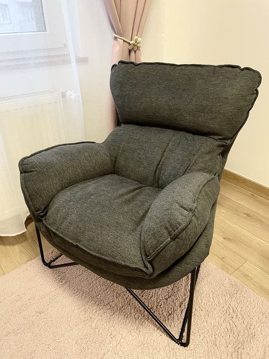 Fotel Volker szary melanz