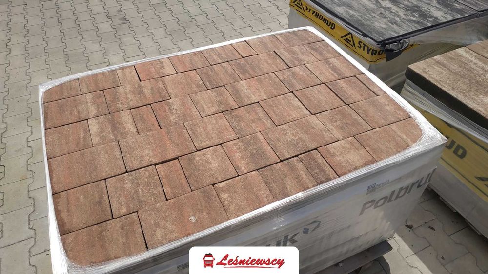 POLBRUK Kostka brukowa - napoli galia 6cm - projekt 3D