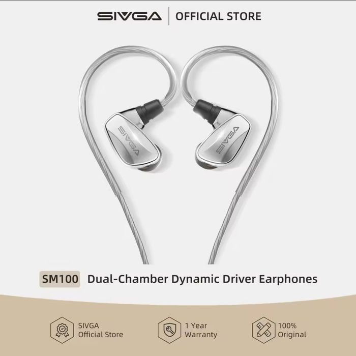 Sivga SM100 - IEM наушники с 10мм Dynamic Driver и микрофоном